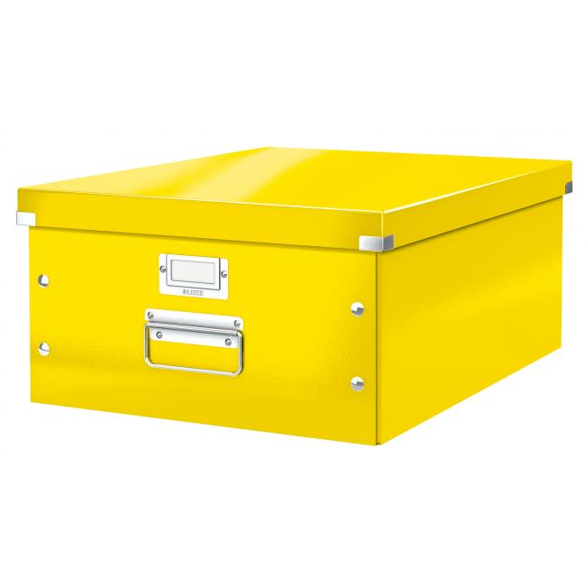 Velká krabice A3 Click & Store žlutá