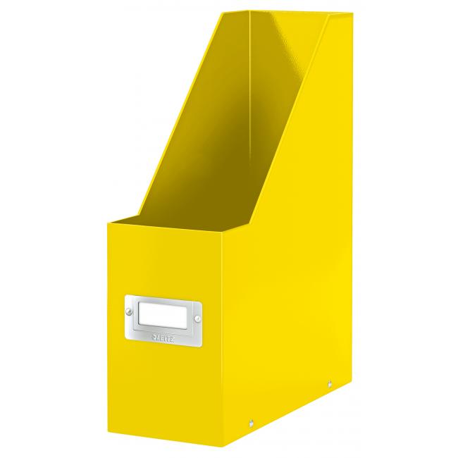 Stojan na časopisy Leitz Click & Store žlutý