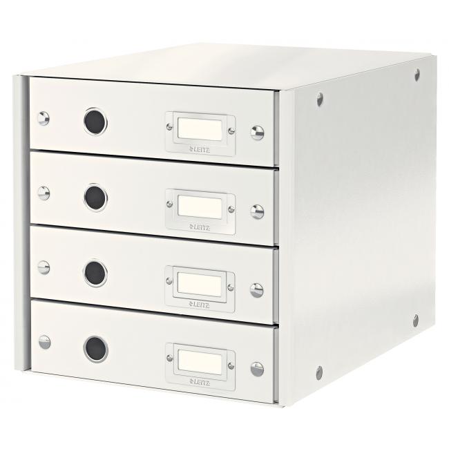 [ES604901] Zásuvkový box Leitz Click & Store 4 zásuvky bílý