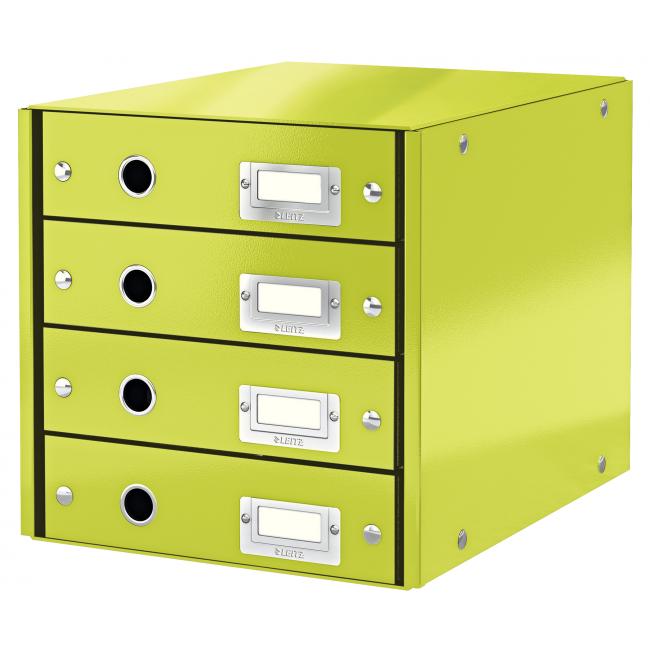 [ES604964] Zásuvkový box Leitz Click & Store 4 zásuvky zelený