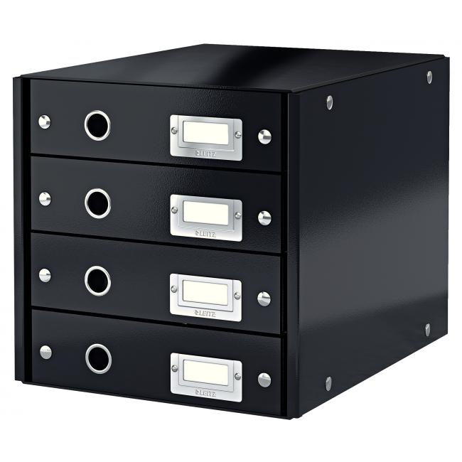[ES604995] Zásuvkový box Leitz Click & Store 4 zásuvky černý