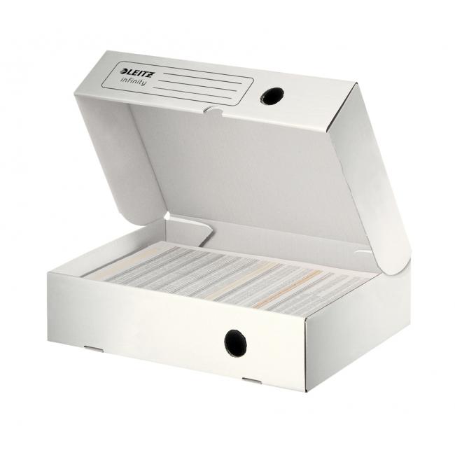 [ES610000] Archivní box ležatý Leitz Infinity 80mm Acid Free bílý