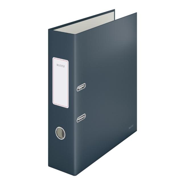 Pořadač pákový Leitz 180° Cosy 8cm sametová šedá