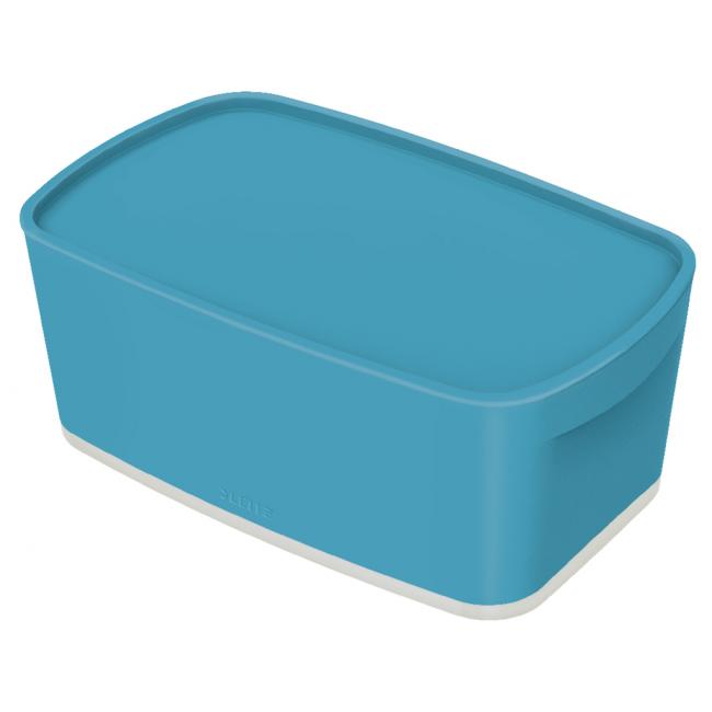 [ES630061] Úložný box s víkem Leitz MyBox, velikost S klidná modrý
