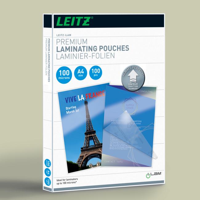 Laminovací fólie Leitz iLAM UDT A4, 100 mic, 100 ks