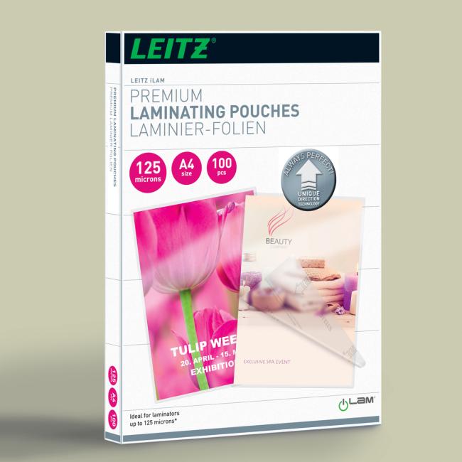 [ES748100] Laminovací fólie Leitz iLAM UDT A4, 125 mic, 100 ks