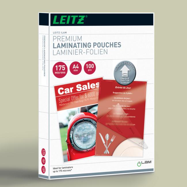 Laminovací fólie Leitz iLAM UDT A4, 175 mic, 100 ks
