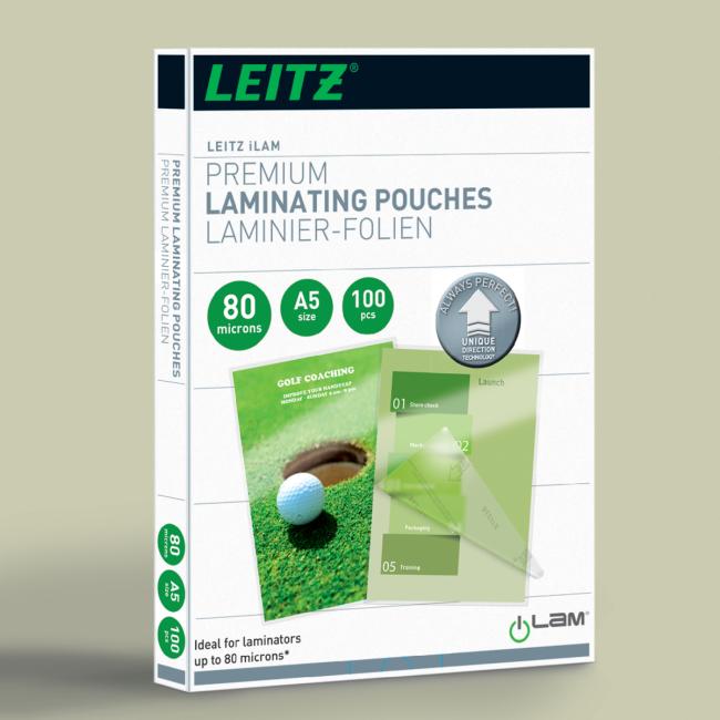 Laminovací fólie Leitz iLAM UDT A5, 80 mic, 100 ks