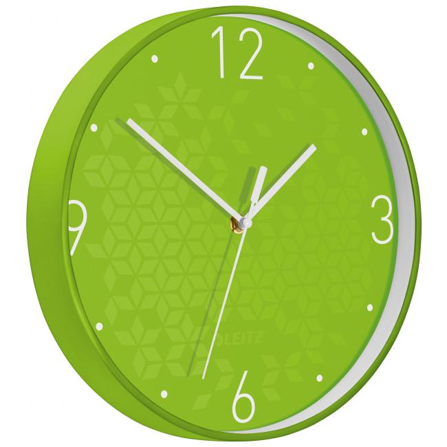 [ES901554] Nástěnné hodiny Leitz WOW zelené