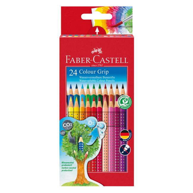 Barvičky akvarelové Faber Castell Color Grip 24 ks barevné