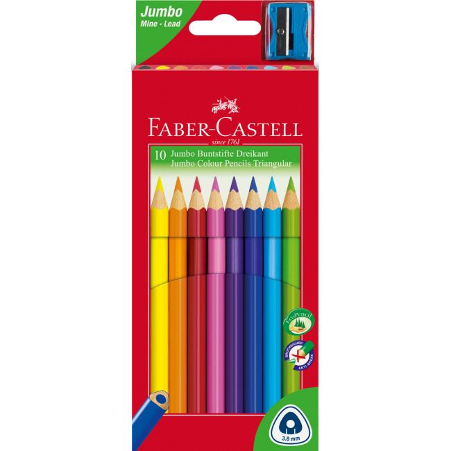 [FC116510] Barvičky Faber Castell Junior grip, 10 ks