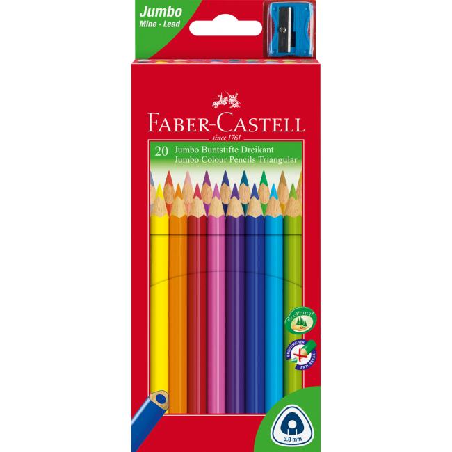 Barvičky Faber Castell Junior grip, 20 ks