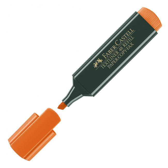 Zvýrazňovač FABER-CASTELL Textliner 1548 oranžový