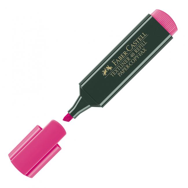 Zvýrazňovač FABER-CASTELL Textliner 1548 růžový