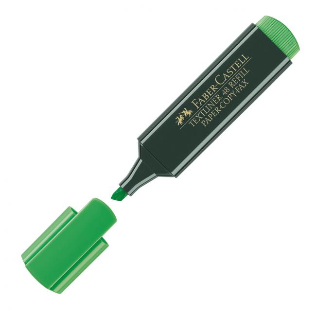 Zvýrazňovač FABER-CASTELL Textliner 1548 zelený