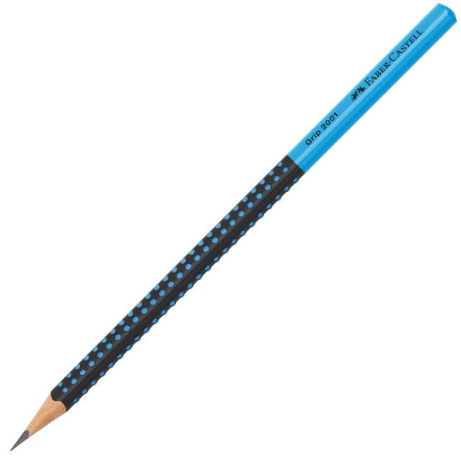 Tužka Grip 2001/HB Two Tone černá/modrá 12ks
