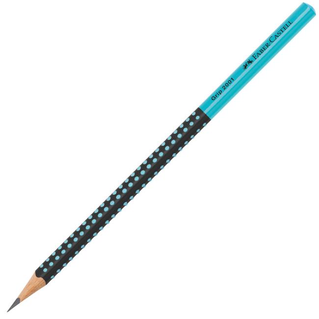 Tužka Grip 2001/HB Two Tone černá/tyrkysová 12ks