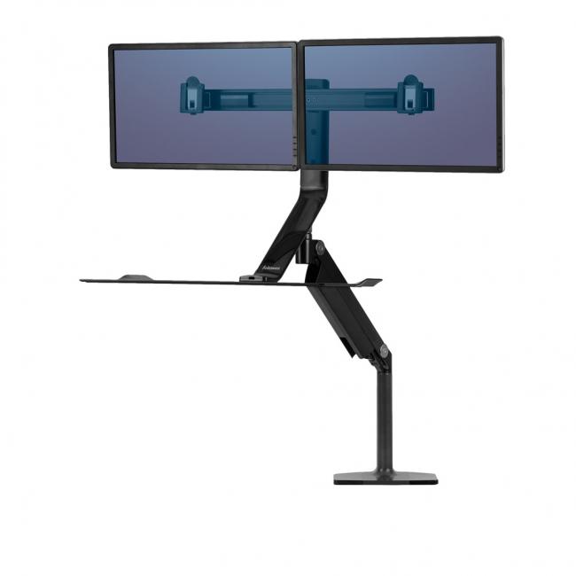 [FE000980] Polohovatelný stojan Sit-Stand Extend pro 2 monitory