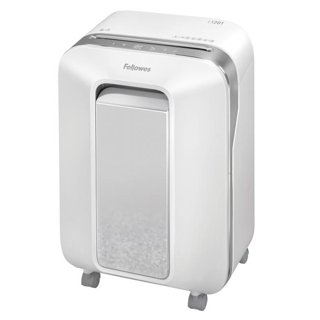 [FE505010] Skartovačka Fellowes Powershred LX201 bílá 2x12 mm
