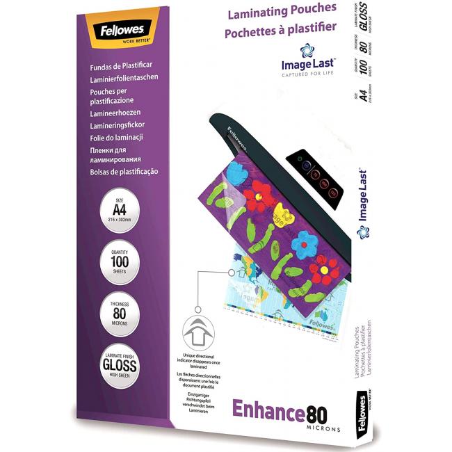 Laminovací fólie Fellowes 216x303 A4 80mic