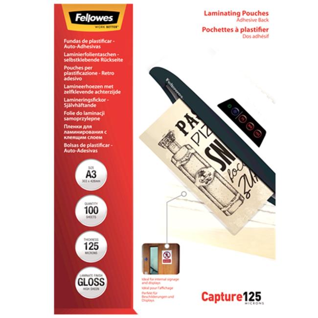 [FE532900] Laminovací fólie Fellowes 303x426 A3 125mic adhezivní