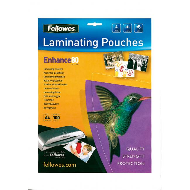 Laminovací fólie Fellowes 216x303 A4 80mic matné
