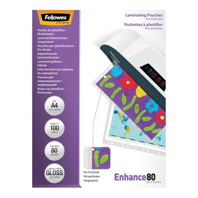 [FE545250] Laminovací fólie Fellowes Filex A4 80 mic. 228x303 mm