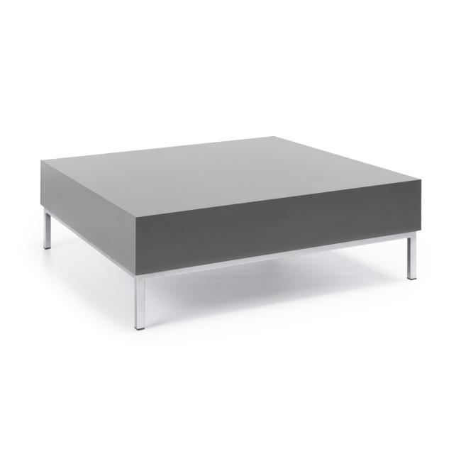 Konferenční stolek S 1 H, 120x85x30 cm, barva šedá, nohy chrom