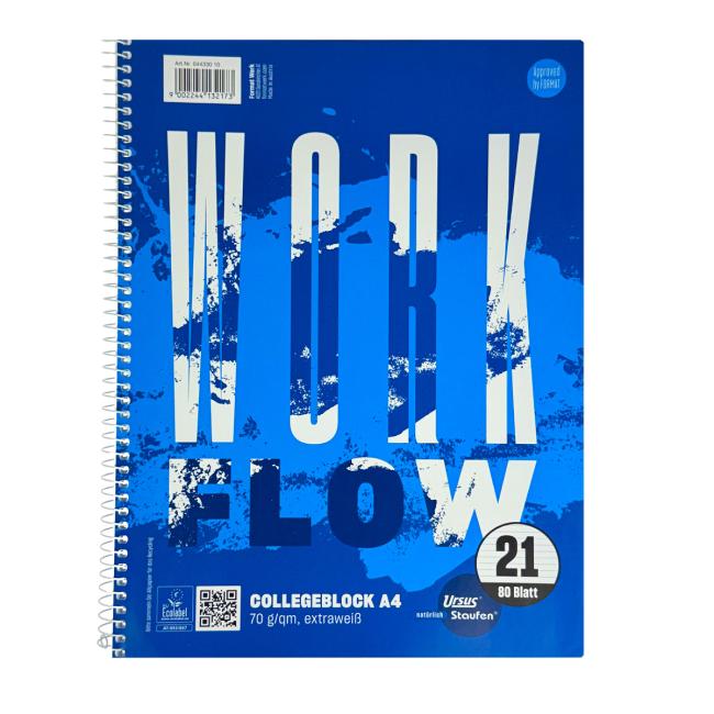 Blok College Format Werk Ursus Basic A4 80 listů linkovaný 70g