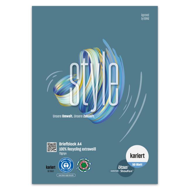 [FW585020] Blok poznámkový Format Werk Ursus Green A4 50 listů čtverečkovaný