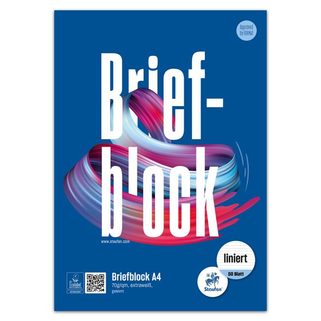 [FW742010] Blok poznámkový Format Werk Ursus A4 50 listů linkovaný 70 g