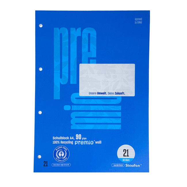 [FW751021] Blok College Format Werk Premio A4 50 listů linkovaný 90g