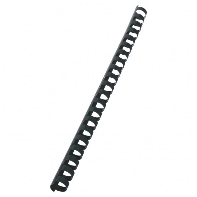 [GB028182] Plastové hřebeny GBC 21R 25mm černé