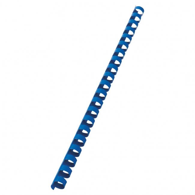 Plastové hřebeny GBC 21R 12mm modré