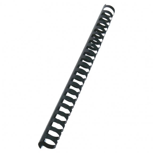 Plastové hřebeny GBC 21R 22mm černé