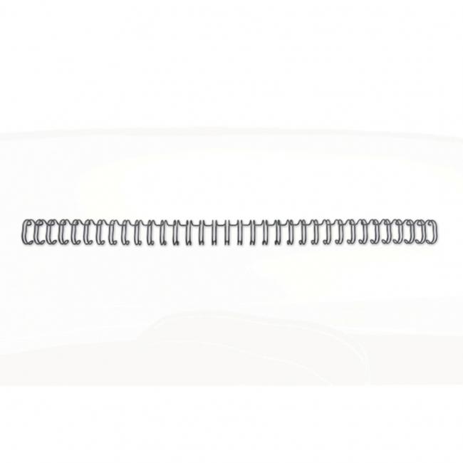 [GB810610] Drátové hřebeny GBC 9,5mm černé 3:1