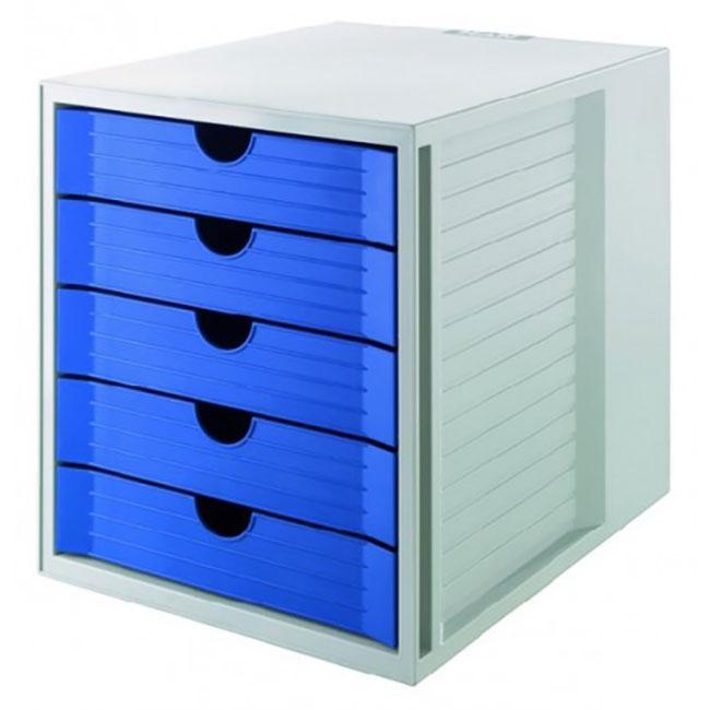 [HA450816] Zásuvkový box System KARMA eko-modrý