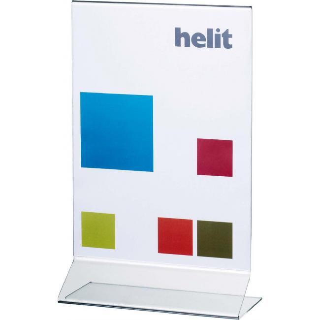 [HE235400] Prezentační stojan Helit kolmý A4