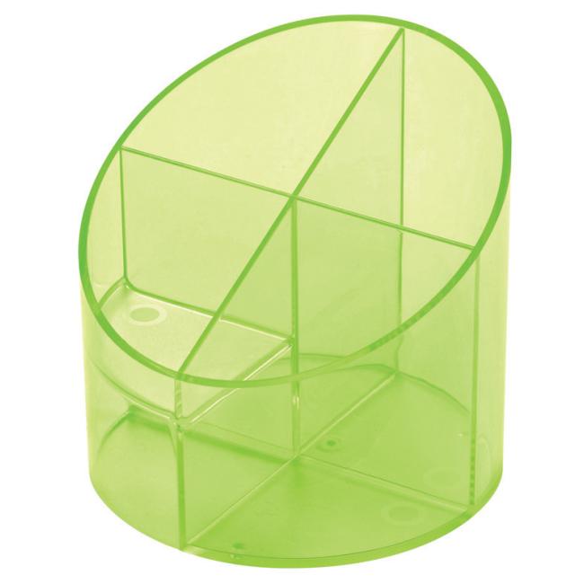 [HE390250] Stojan na pera Economy transparentní zelený