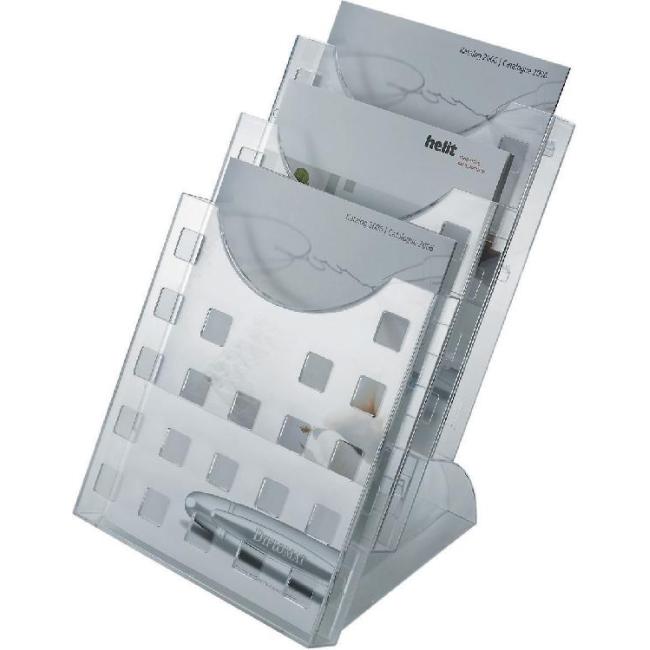 Sada 3 odkladačů čirá