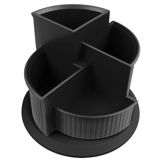 [HE639059] Rotační čtyřdílný stojan Helit Linear černý