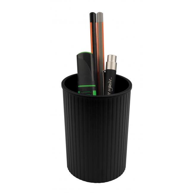 Sklenička na pera Helit Linear černý