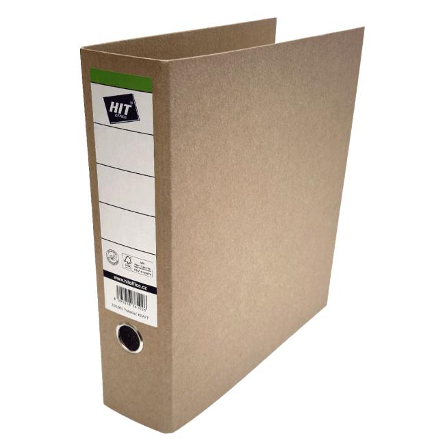 Pákový pořadač HIT OFFICE Kraft Ekonomik 8cm