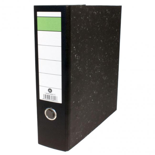 [HI036000] Pákový pořadač HIT OFFICE mramor EKONOMIK 8cm (bez řádku zámku)