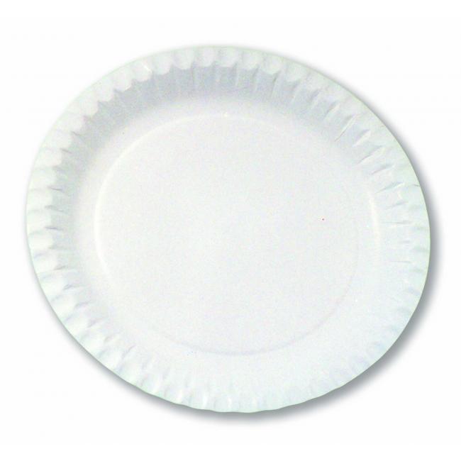 Papírový talíř mělký 18cm 100ks