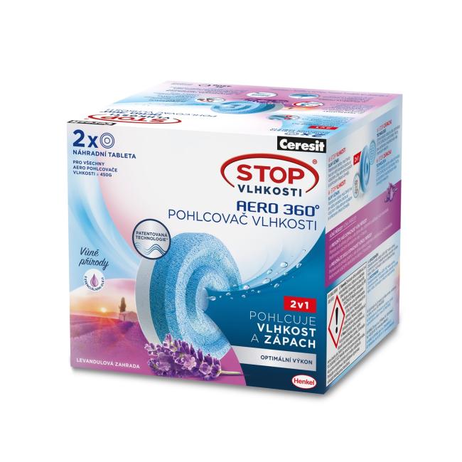 [HK111228] Ceresit Stop vlhkosti - 2tablety AERO levandule 2x450g