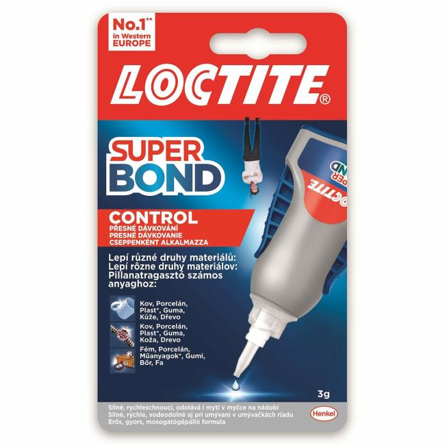 Sekundové lepidlo Loctite Super Bond Control 3g