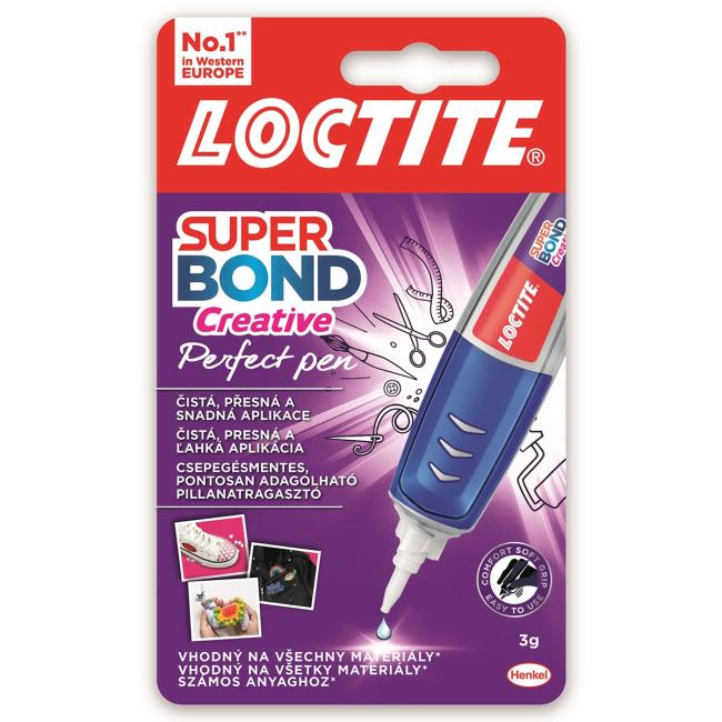 Sekundové lepidlo LOCTITE Super Bond Creative Perfect Pen 3g