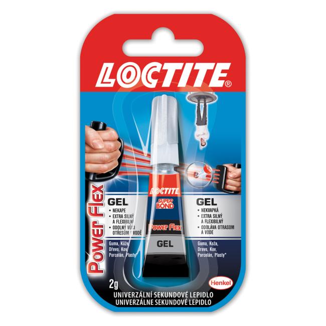 [HK662165] Sekundové lepidlo Loctite Super Bond Power Flex Gel 2g