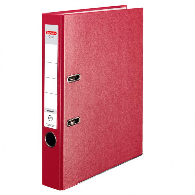 [HL001520] Pákový pořadač Herlitz Q.file 5cm bordó